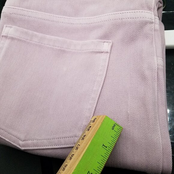 Spanx Women’s Light Pink Jean Leggings Size Large – Soft Stretch Denim Pre-Owned - Picture 12 of 16